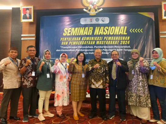 Seminar Nasional Penyuluhan Komunikasi Pembangunan dan Pemberdayaan Masyarakat 2024, di UGM Jogjakarta 7 Agustus 2024